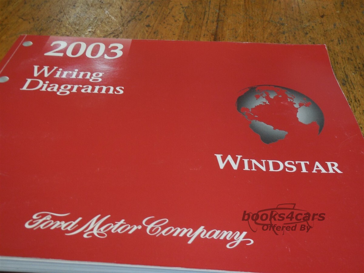 view cover of 2003 Windstar Wiring Diagram Manual by Ford