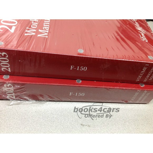 view cover of 2003 F150 Truck Shop Service Repair Workshop Manual 2 Vol Set by Ford for F 150
