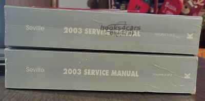 view cover of 2003 Seville Shop Manual by Cadillac includes STS