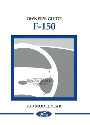 view cover of 2003 F150 Owners Manual by Ford Truck for F 150
