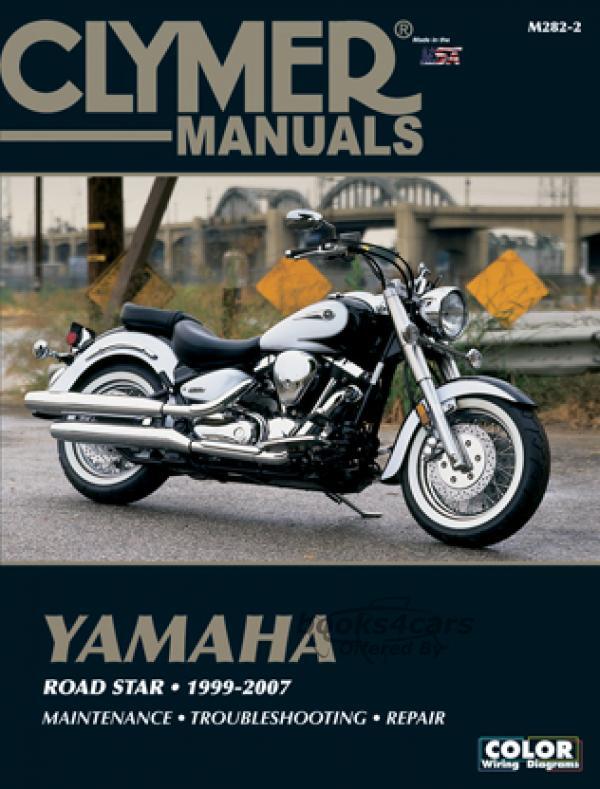 view cover of 1999-2007 Yamaha Road Star Shop Service Repair Manual by Clymer with Service & Repair Procedures for Engine Transmission Brakes Suspension Body Electrical & more in 425 pages