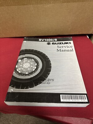 view cover of 2003 SV1000S Shop Service Repair Manual by Suzuki SV 1000S