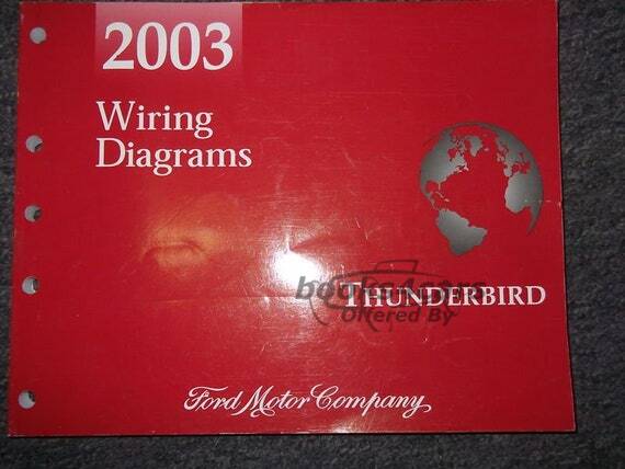 view cover of 2003 Thunderbird Wiring Diagrams Manual by Ford