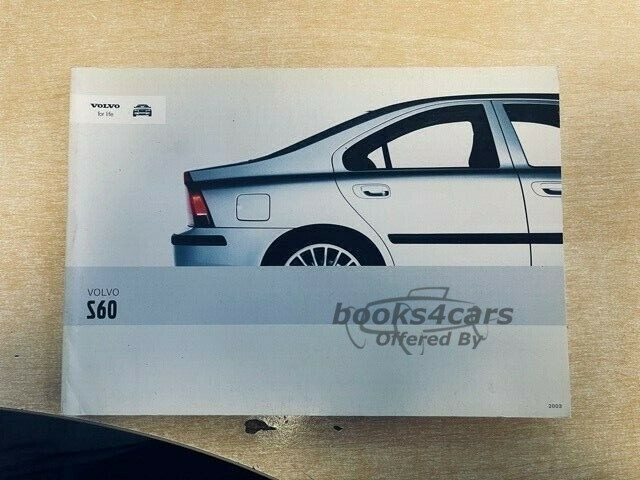view cover of 2003 Volvo S60 Owners Manual by Volvo