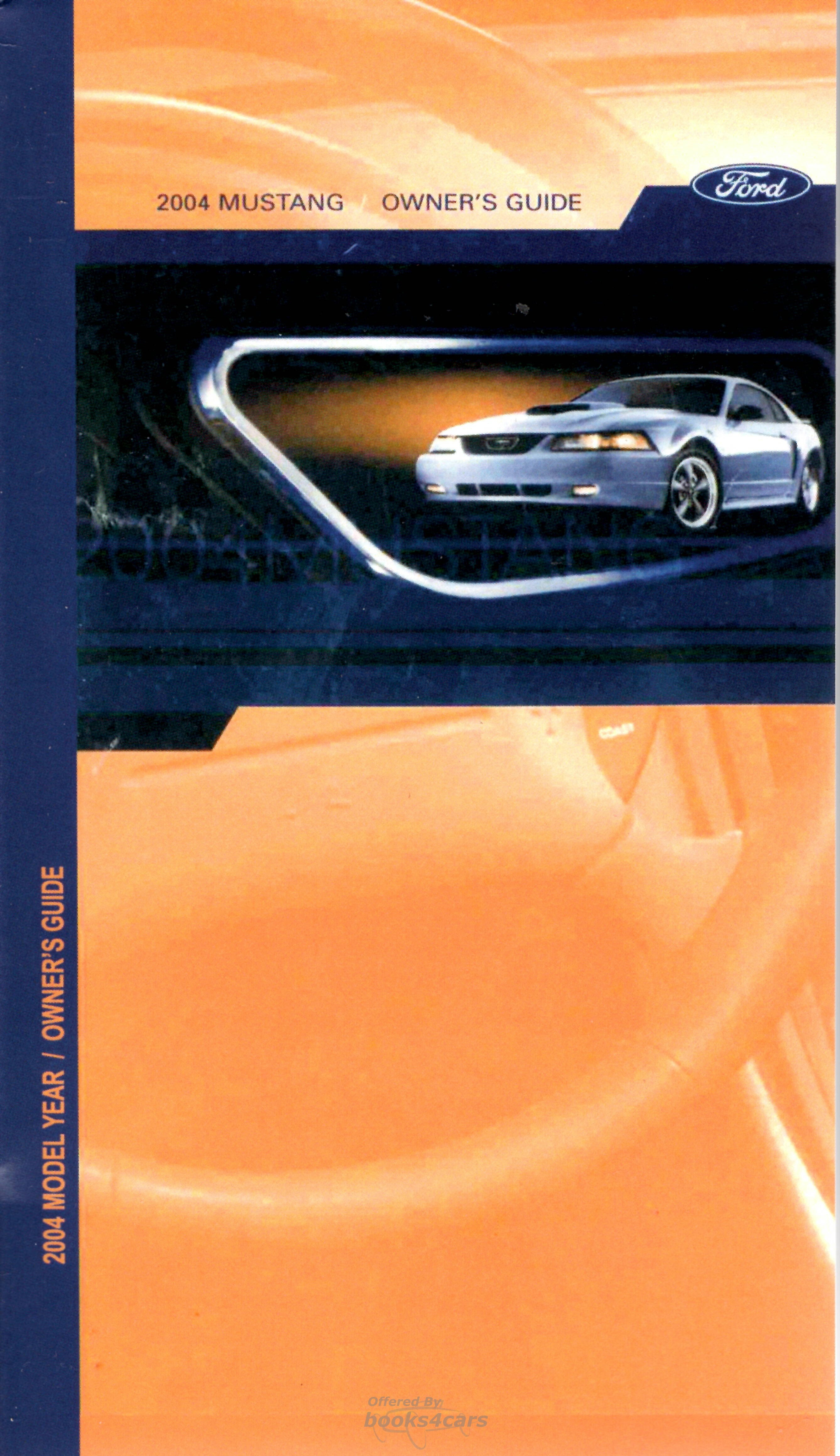view cover of 2004 Mustang Owners Manual by Ford