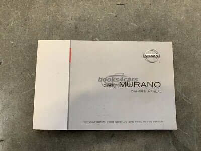 view cover of 2004 Murano Owners Manual by Nissan