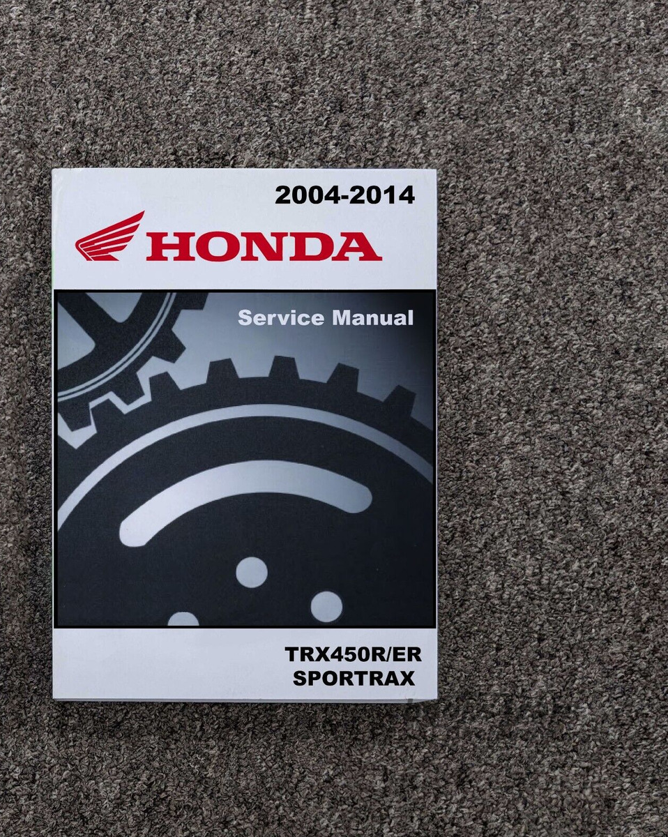 view cover of 2004 TRX450R Sportrax Shop Service Repair Manual by Honda TRX 450