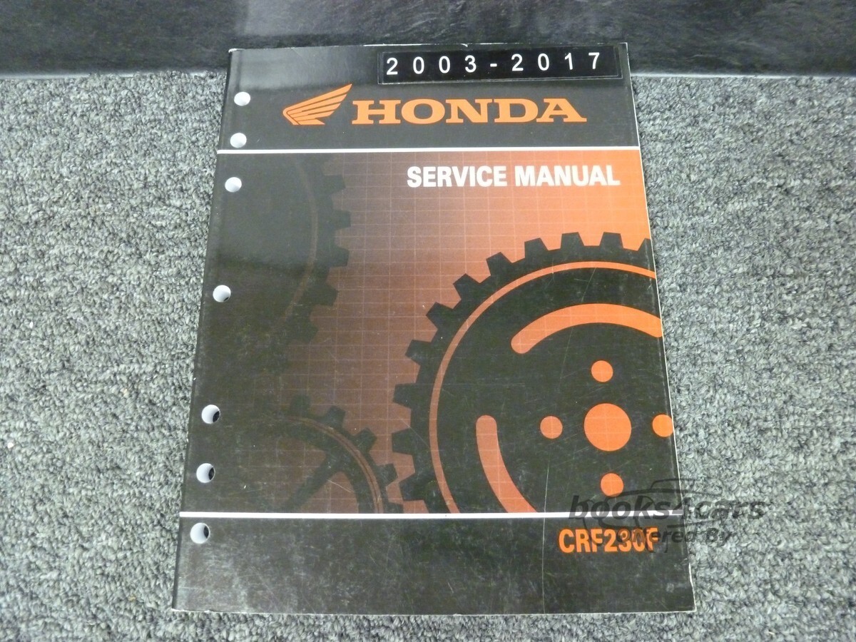 view cover of 2003-2005 CRF230F Shop Service Repair Manual by Honda