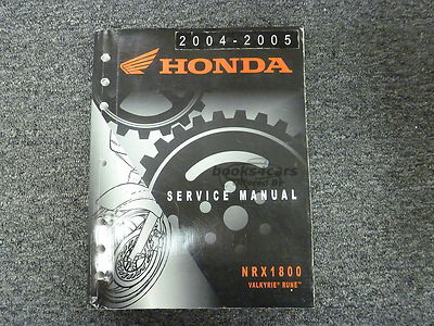 view cover of 2004 NRX1800 Valkyrie Rune Shop Service Repair Manual by Honda NRX 1800