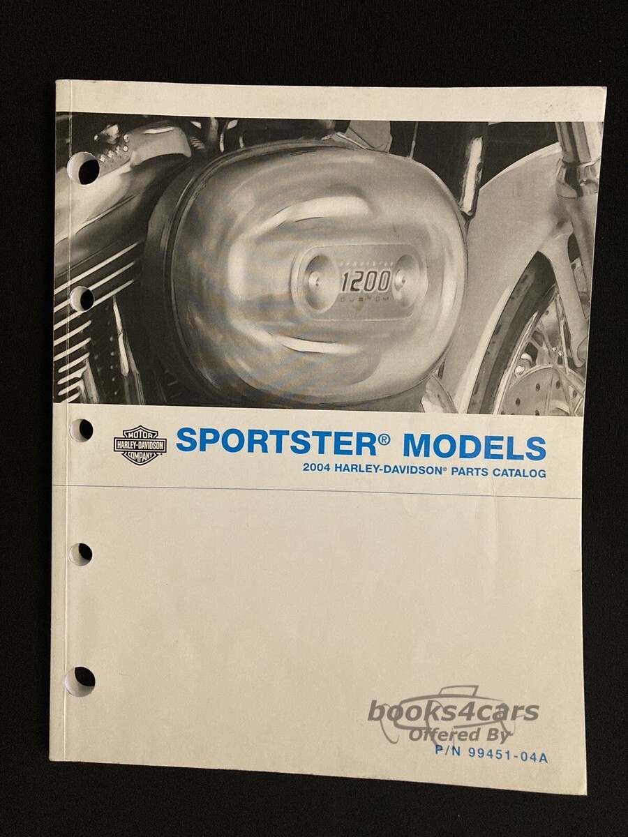 view cover of 2004 Sportster Parts Manual Catalog by Harley Davidson