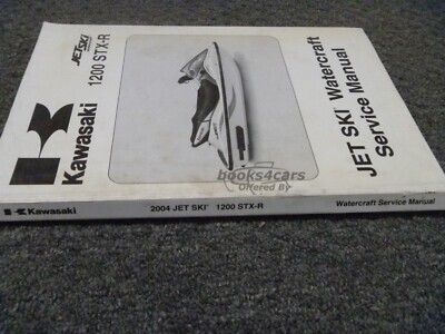 view cover of 2004 1200 STX R Jet Ski Shop Service Repair Manual by Kawasaki