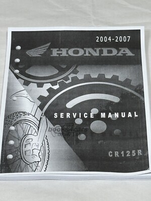 view cover of 2004 CR125R Shop Service Repair Manual by Honda also for CR 125 R CR125