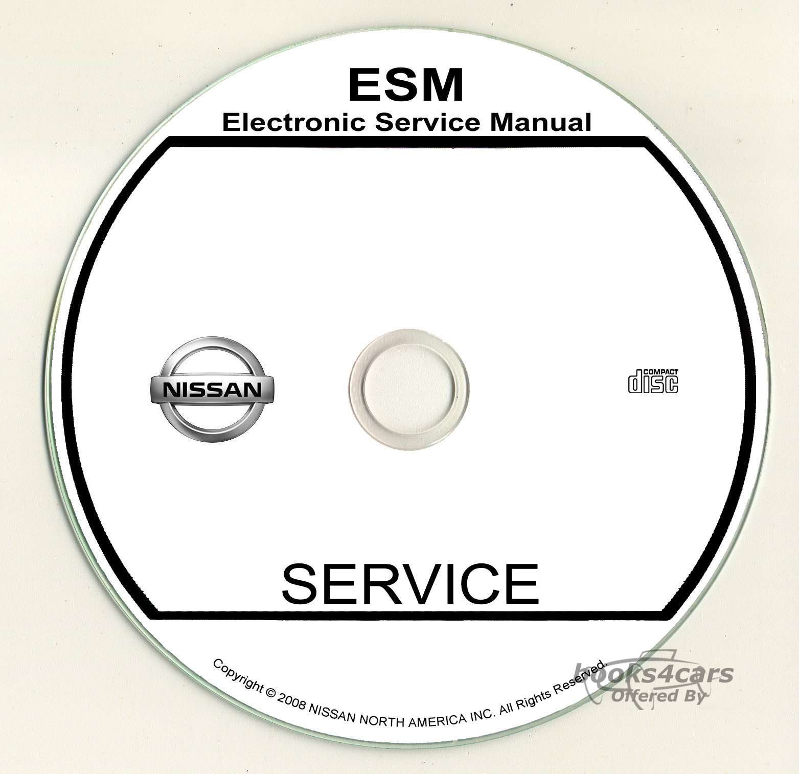 view cover of 2004 Nissan Frontier Complete Service Manual on CD by Nissan