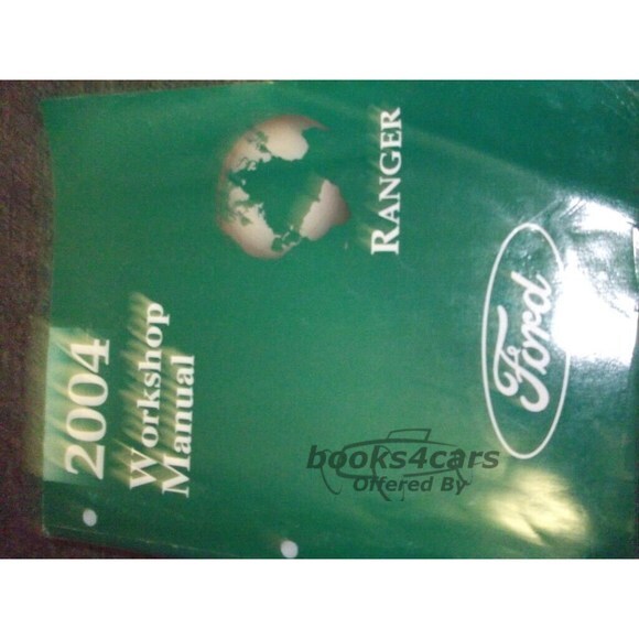 view cover of 2004 Ranger Shop Service Repair Manual by Ford Truck