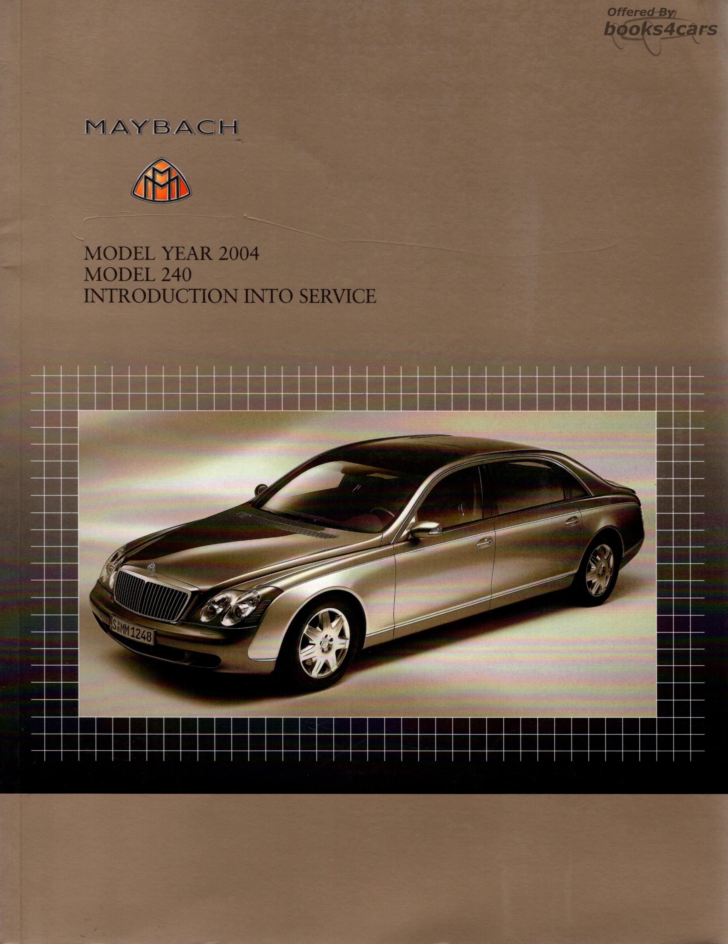 view cover of 2003 Maybach 240 Technical Introduction Manual