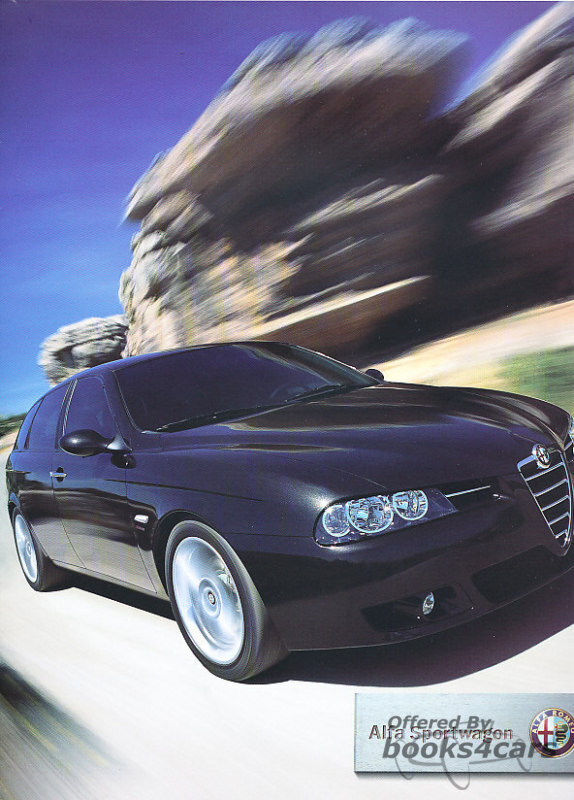 view cover of 2004 Alfa Romeo SportWagon Sales Brochure in French for the Sport Wagon