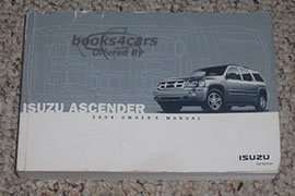 view cover of 2004 Ascender Owners Manual By Isuzu