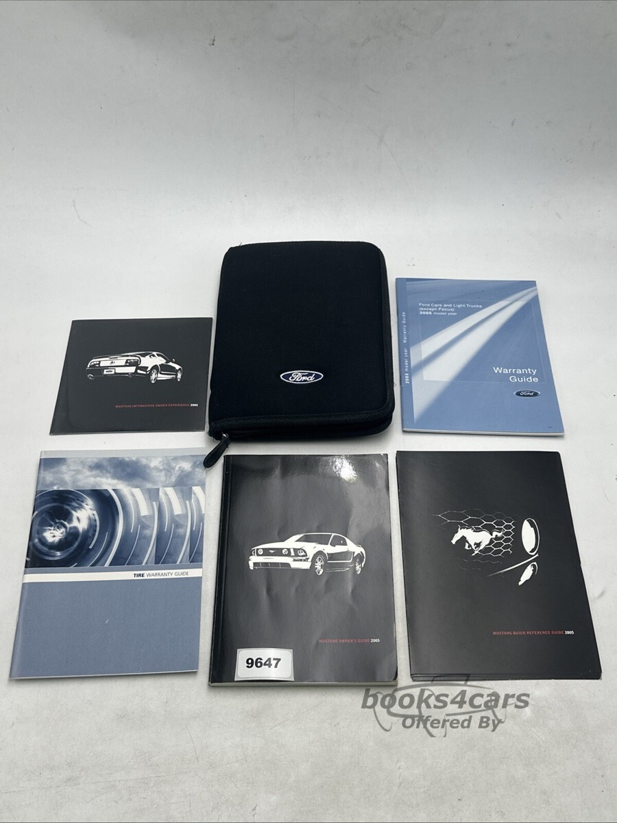 view cover of 2005 Mustang Owners Manual by Ford
