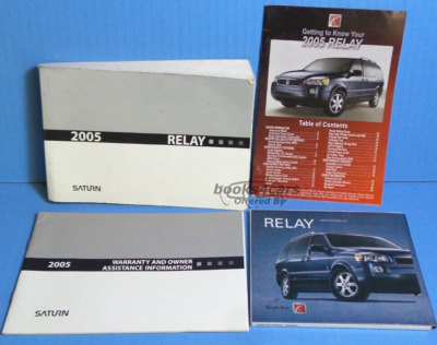 view cover of 2005 Relay owners manual by Saturn