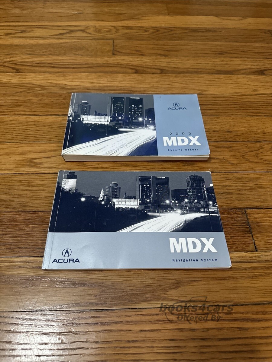 view cover of 2005 MDX owners manual by Acura