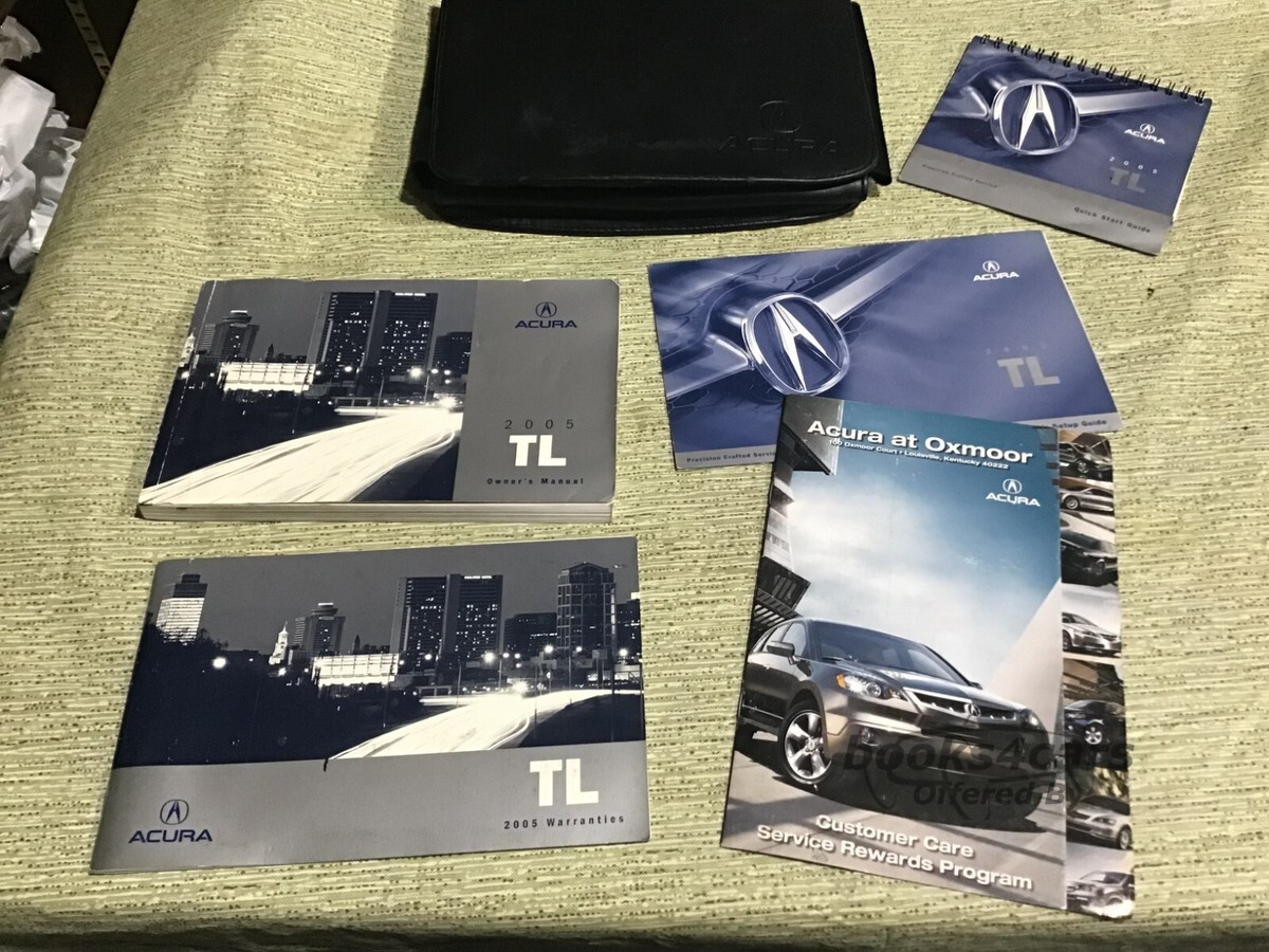view cover of 2005 Acura TL Owners Manual by Acura