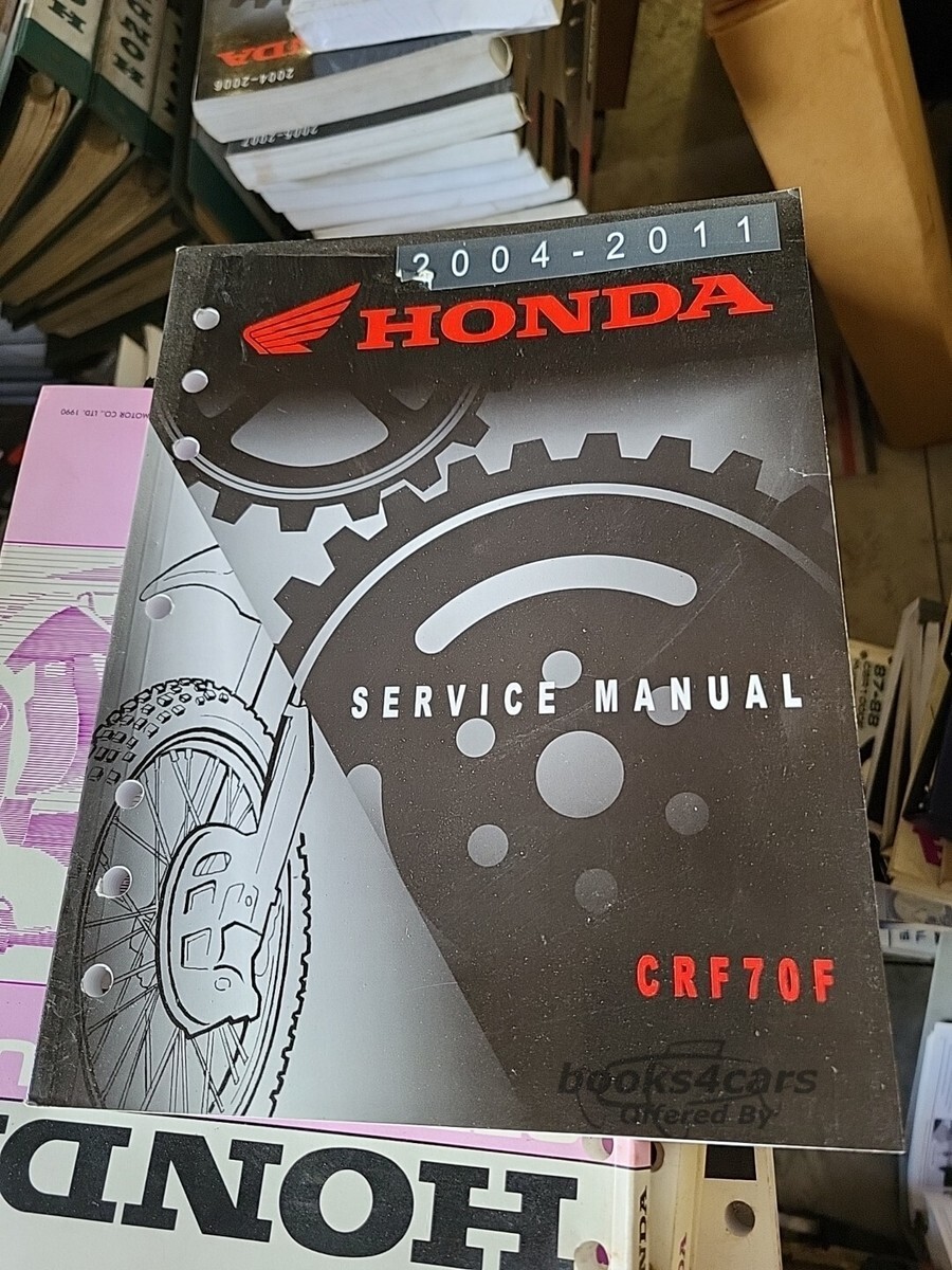 view cover of 2004-2006 CRF70F Shop Service Repair Manual by Honda CRF 70