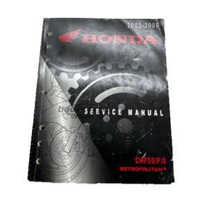 view cover of 2002-2009 CHF50 / P Metropolitan Shop Service Repair Manual by Honda CHF 50