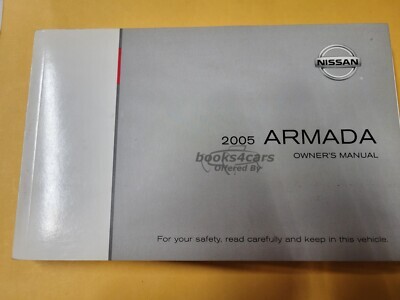 view cover of 2005 Nissan Armada Owners Manual