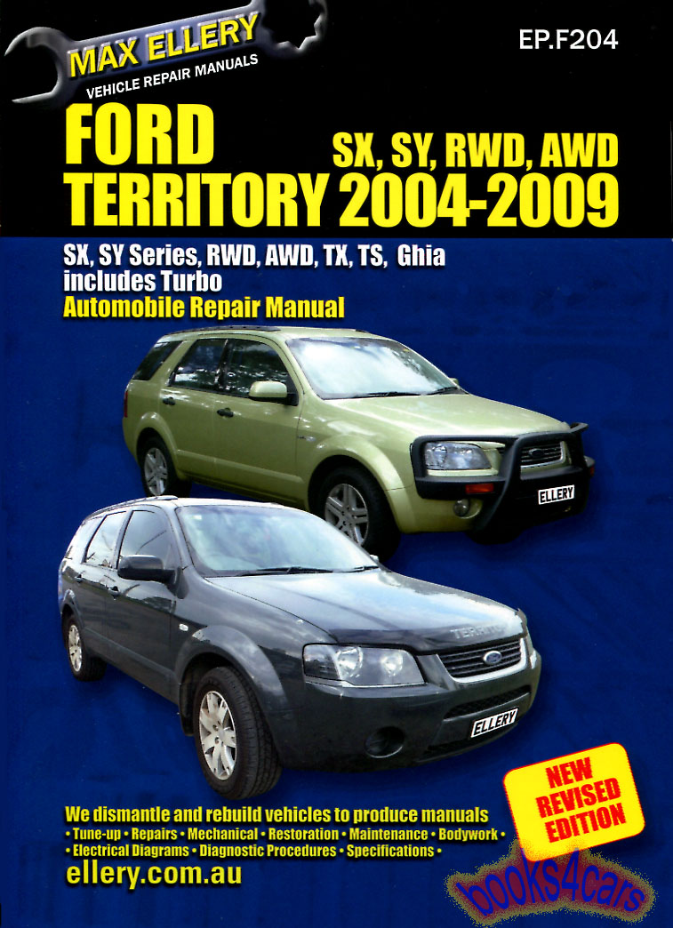 view cover of 2004-2009 Ford Territory Shop Service Repair Manual by Ellery