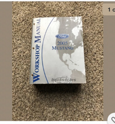 view cover of 2005 Mustang shop service repair manual by Ford