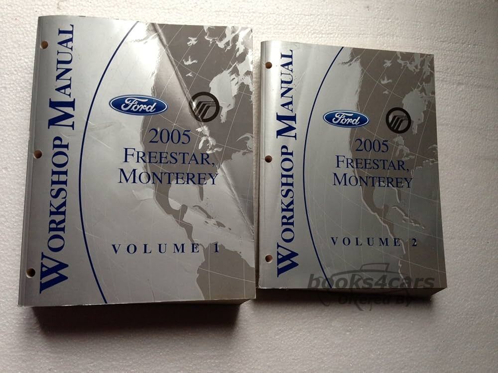 view cover of 2005 Ford Freestar Mercury Monterey Shop Service Repair Manual