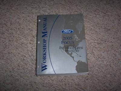 view cover of 2005 Focus Shop Service Repair Manual by Ford