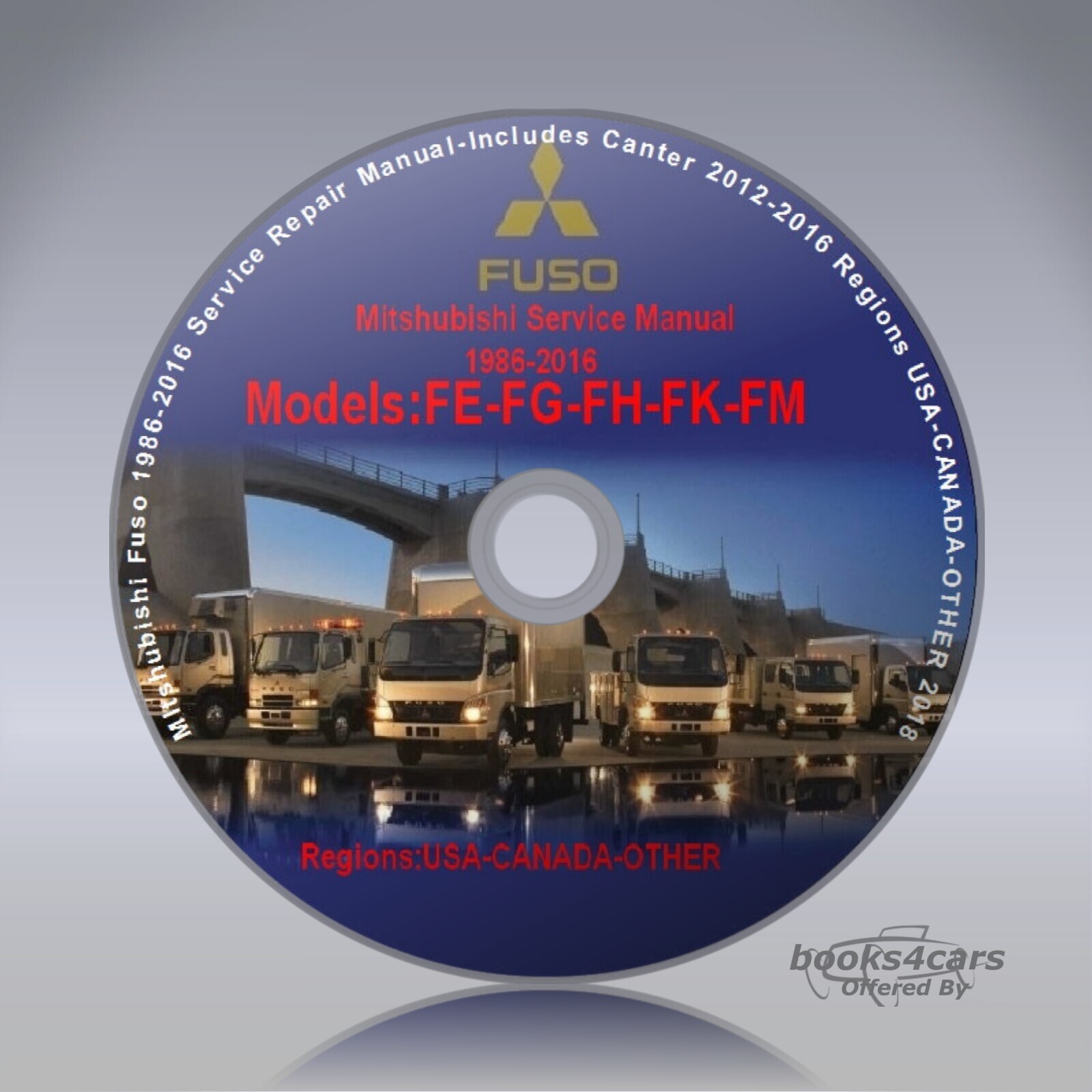 view cover of 2005 Fuso FE FG Shop Service Repair Manual on CD by Mitsubishi