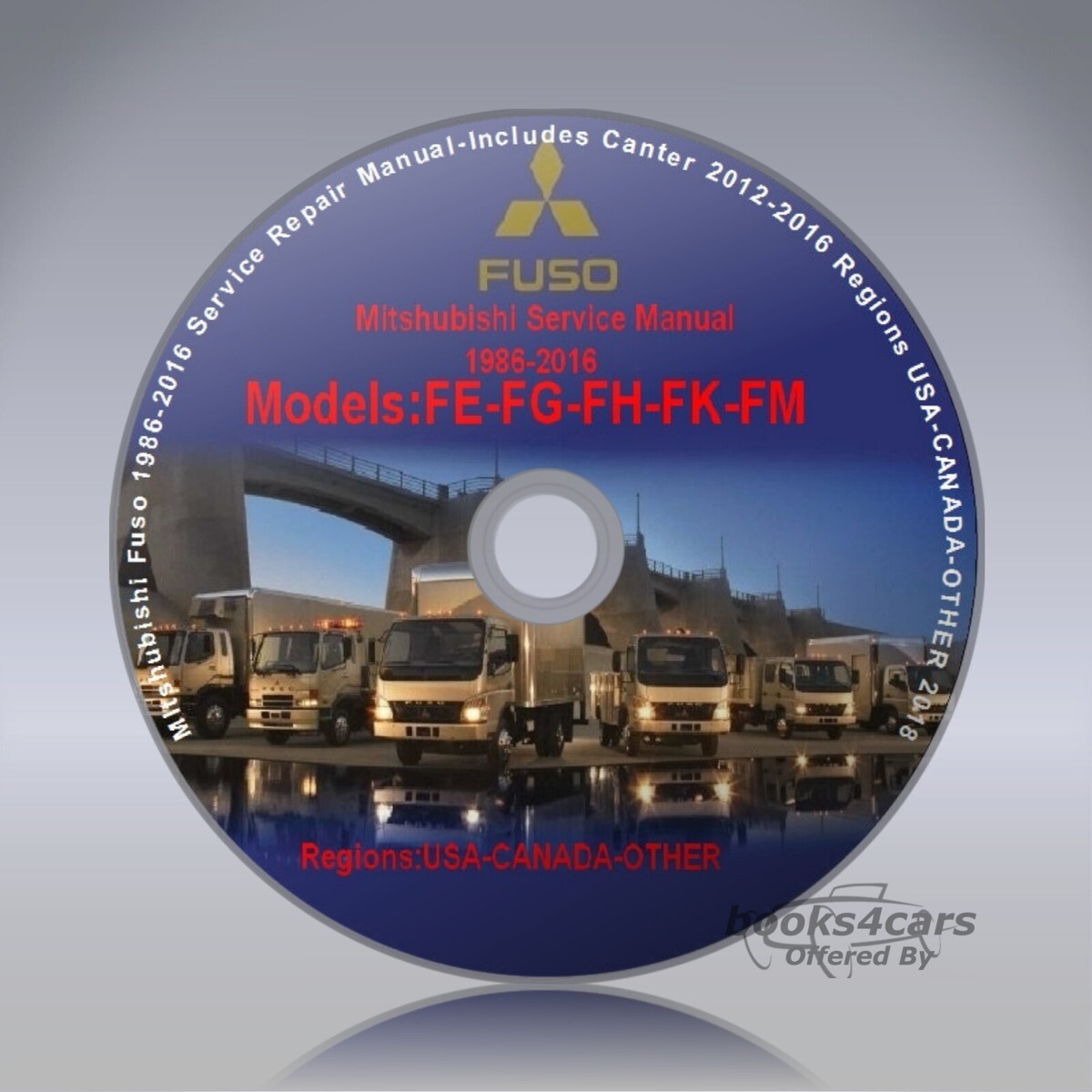view cover of 2005 Fuso FK FM Shop Service Repair Manual on CD by Mitsubishi