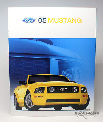 view cover of 2005 Ford Mustang 4 Page Sales Brochure (small)
