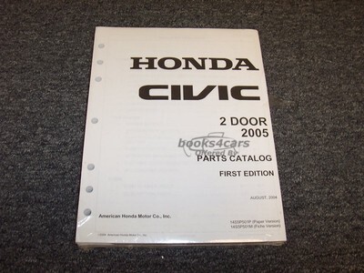 view cover of 2005 honda civic 2 door parts catalog Manual