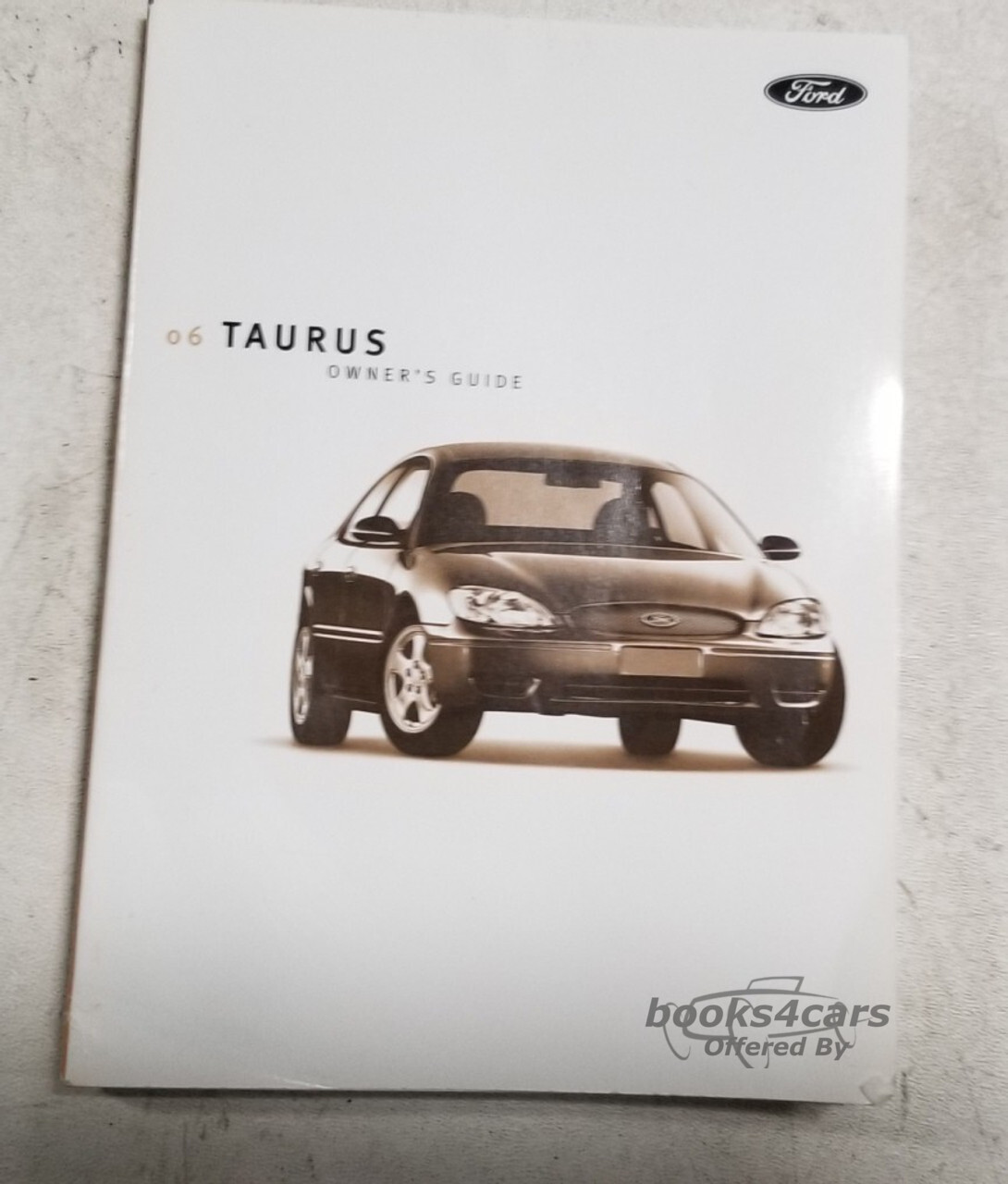 view cover of 2006 Taurus owners manual by Ford