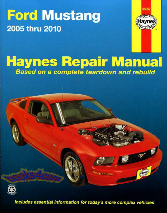 view cover of 2005-2014 Ford Mustang Shop Service Repair Manual by Haynes 288 pages with over 500 photos/illustrations