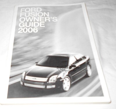 view cover of 2006 Fusion Owners Manual by Ford