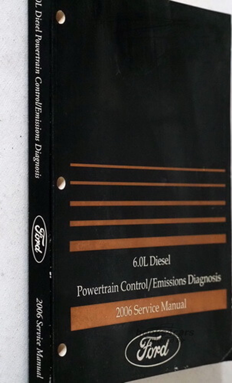 view cover of 2006 Diesel 6.0 Powertrain emission diagnosis shop service repair manual by Ford truck F250 to F550 & Econoline