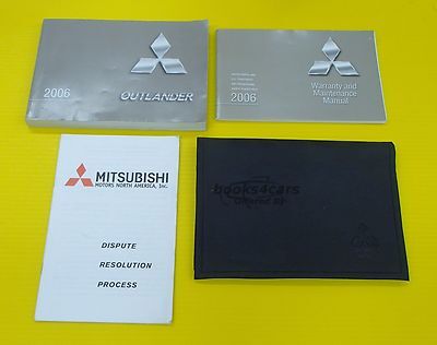 view cover of 2006 Outlander owners manual by Mitsubishi