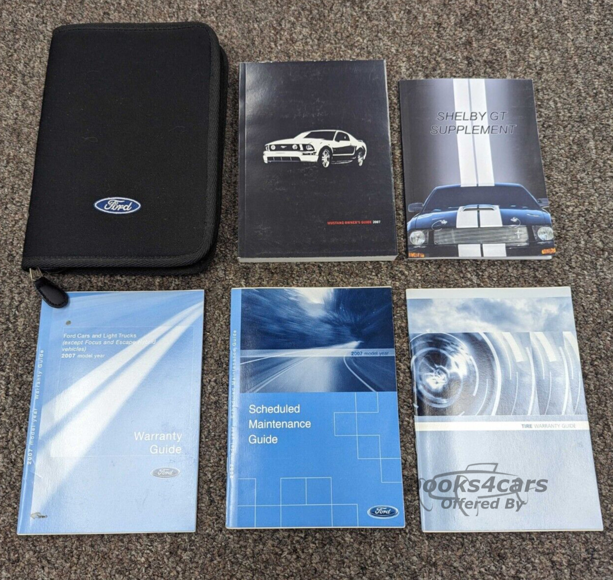 view cover of 2007 Mustang Owners Manual by Ford