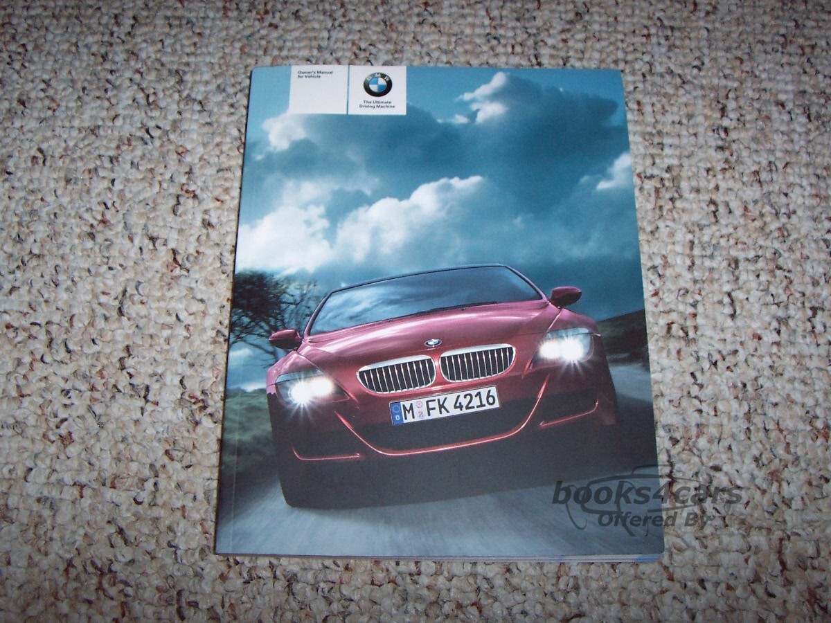 view cover of 2007 M6 Coupe Convertible Owners Manual by BMW