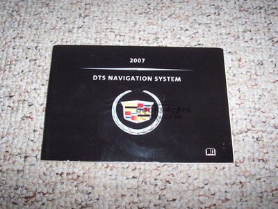 view cover of 2007 DTS Navigation manual by Cadillac