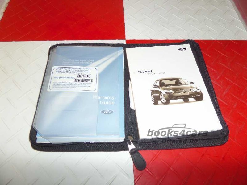 view cover of 2007 Ford Taurus owners manual