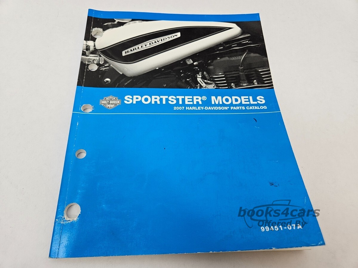 view cover of 2007 Sportster Parts Manual Catalog by Harley Davidson