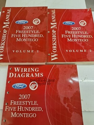 view cover of 2007 Freestyle 500 & Montego Shop Service Repair Manual by Ford & Mercury for Five Hundred