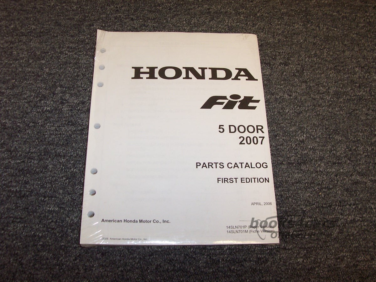 view cover of 2007 Honda Fit Parts Manual By Honda