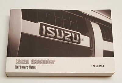 view cover of 2007 Ascender owners manual by Isuzu