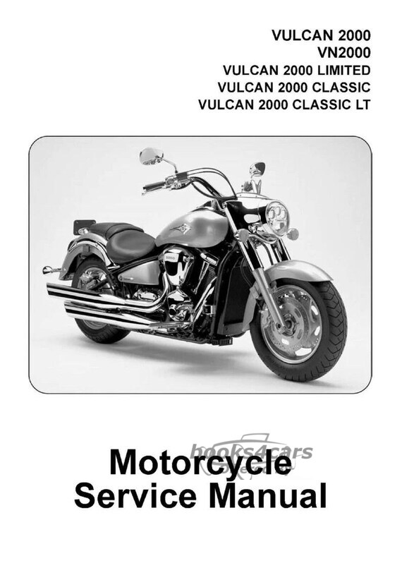 view cover of 2004-2010 Kawasaki Vulcan VN2000 Shop Service Repair Manual by Kawasaki with Service Repair Procedures for 2000 Engine Transmission Brakes Suspension Body Electrical & more